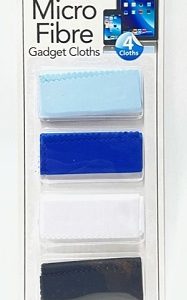 different colored wipes in a white strip.